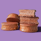 Custom Chocolate Shortbread Sandwich Biscuit - 4 Pack (108g Each, Handmade in Brisbane)