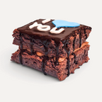 I LOVE U Brownie Double Slab & Caramel or Nutella - (Sizes Available)