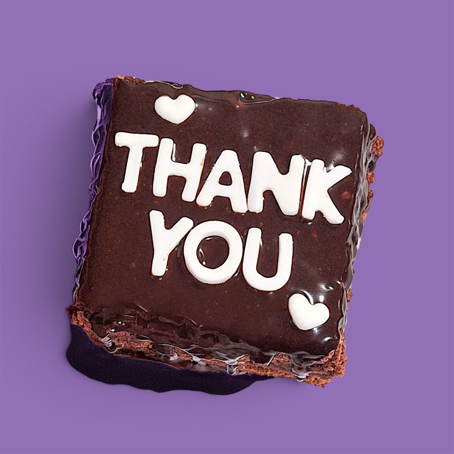 THANK U Gluten Free Loaded Brownie Double Slab & Caramel or Nutella - Mini, Medium & XL Size (Handmade in Brisbane)