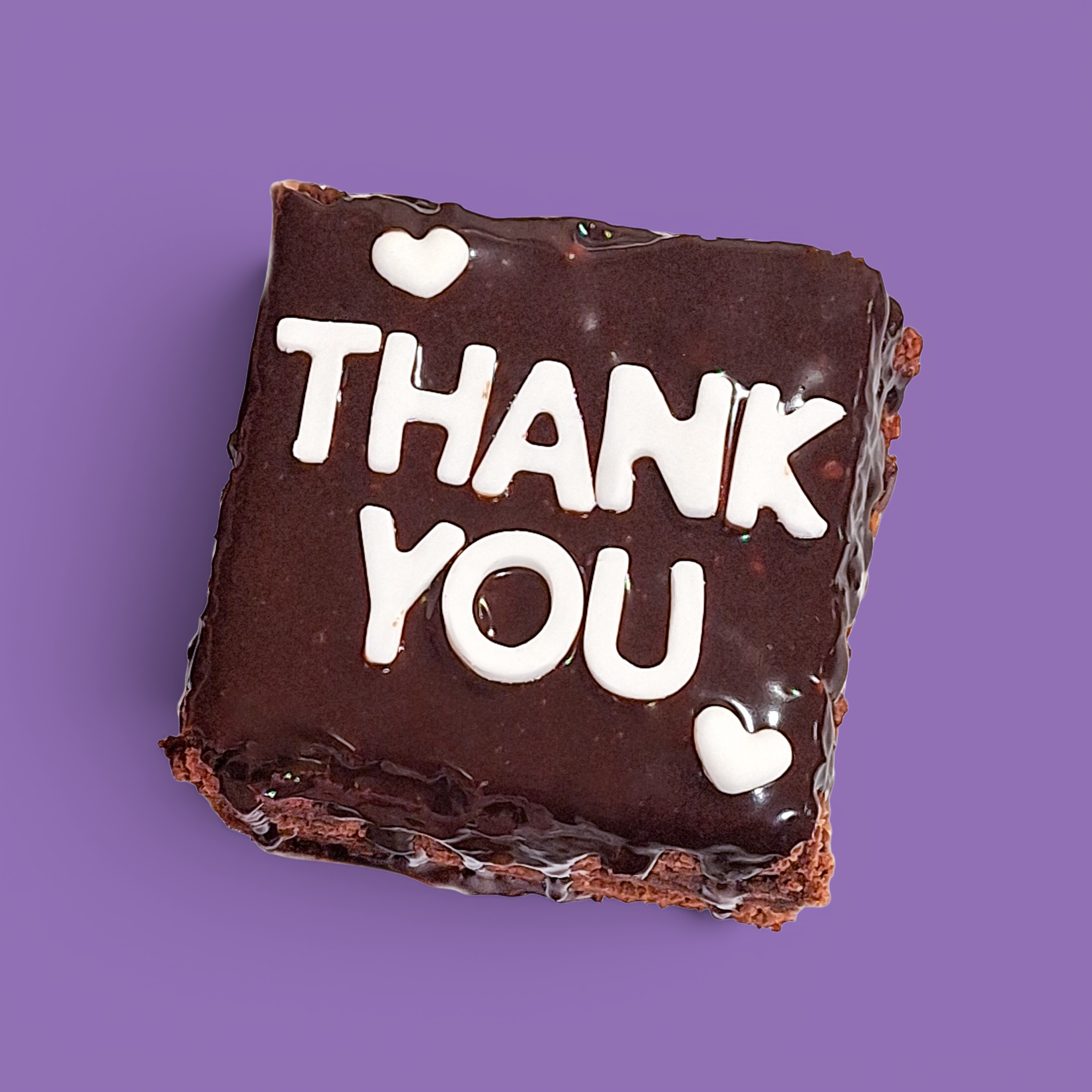 THANK U Gluten Free Loaded Brownie Double Slab & Caramel or Nutella - Mini, Medium & XL Size (Handmade in Brisbane)