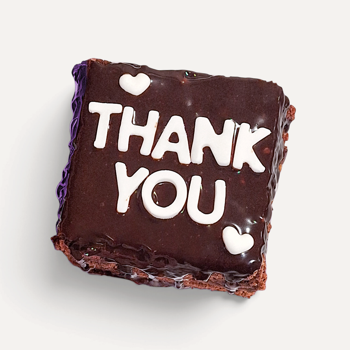 THANK U Brownie Double Slab & Caramel or Nutella - (Sizes Available)