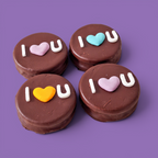 Custom Chocolate Shortbread Sandwich Biscuit - 4 Pack (108g Each, Handmade in Brisbane)