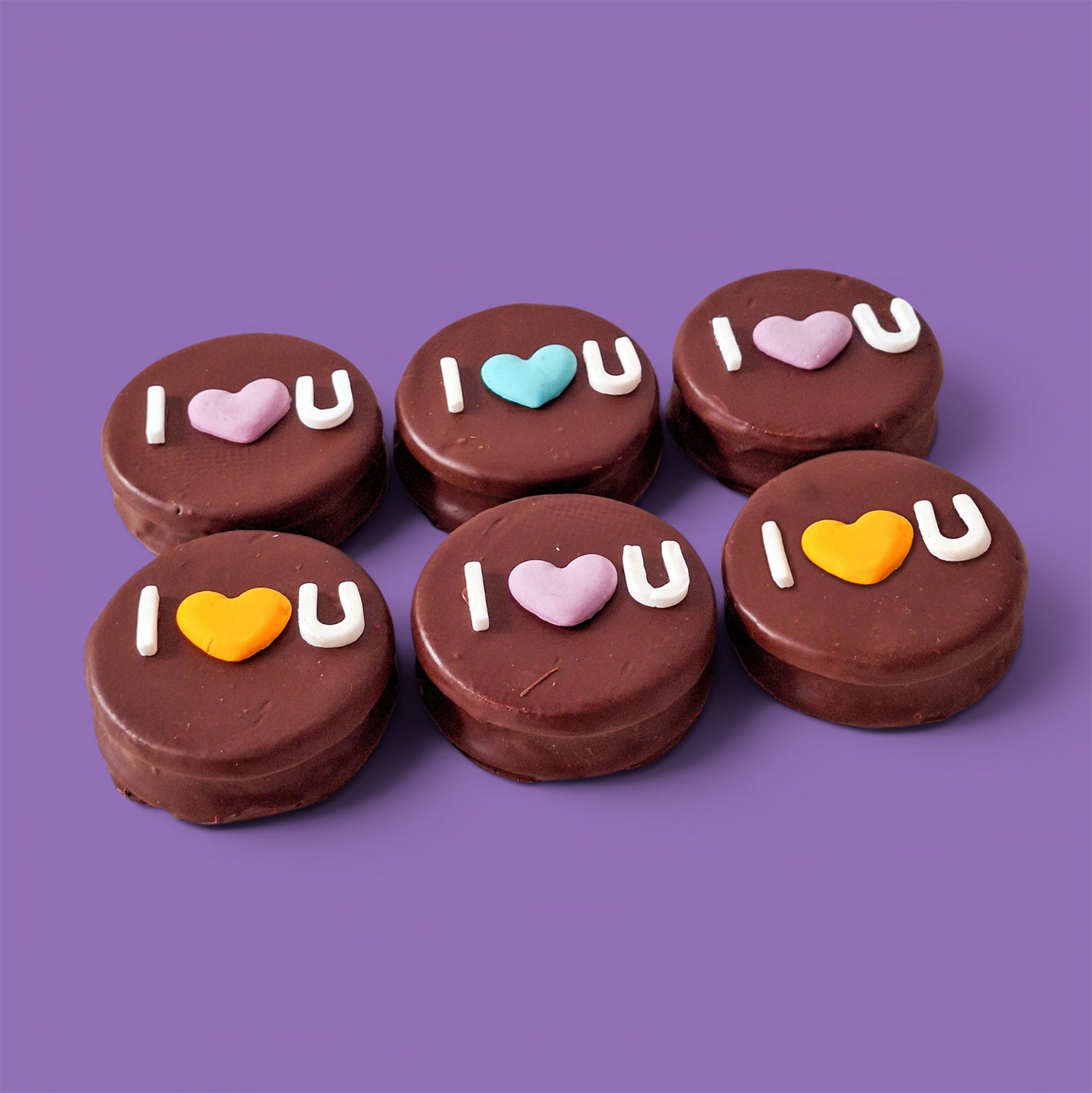Custom Chocolate Shortbread Sandwich Biscuit - 6 Pack (108g Each, Handmade in Brisbane)