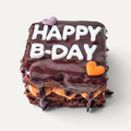 Mini Custom Message Birthday Brownies- Nutella or Caramel