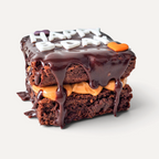 Mini Custom Message Birthday Brownies- Nutella or Caramel