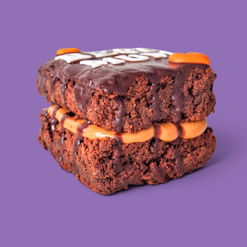 BEST MUM Gluten Free Loaded Brownie Double Slab & Caramel or Nutella - Mini, Medium & XL Size (Handmade in Brisbane)