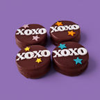 Custom Chocolate Shortbread Sandwich Biscuit - 4 Pack (108g Each, Handmade in Brisbane)