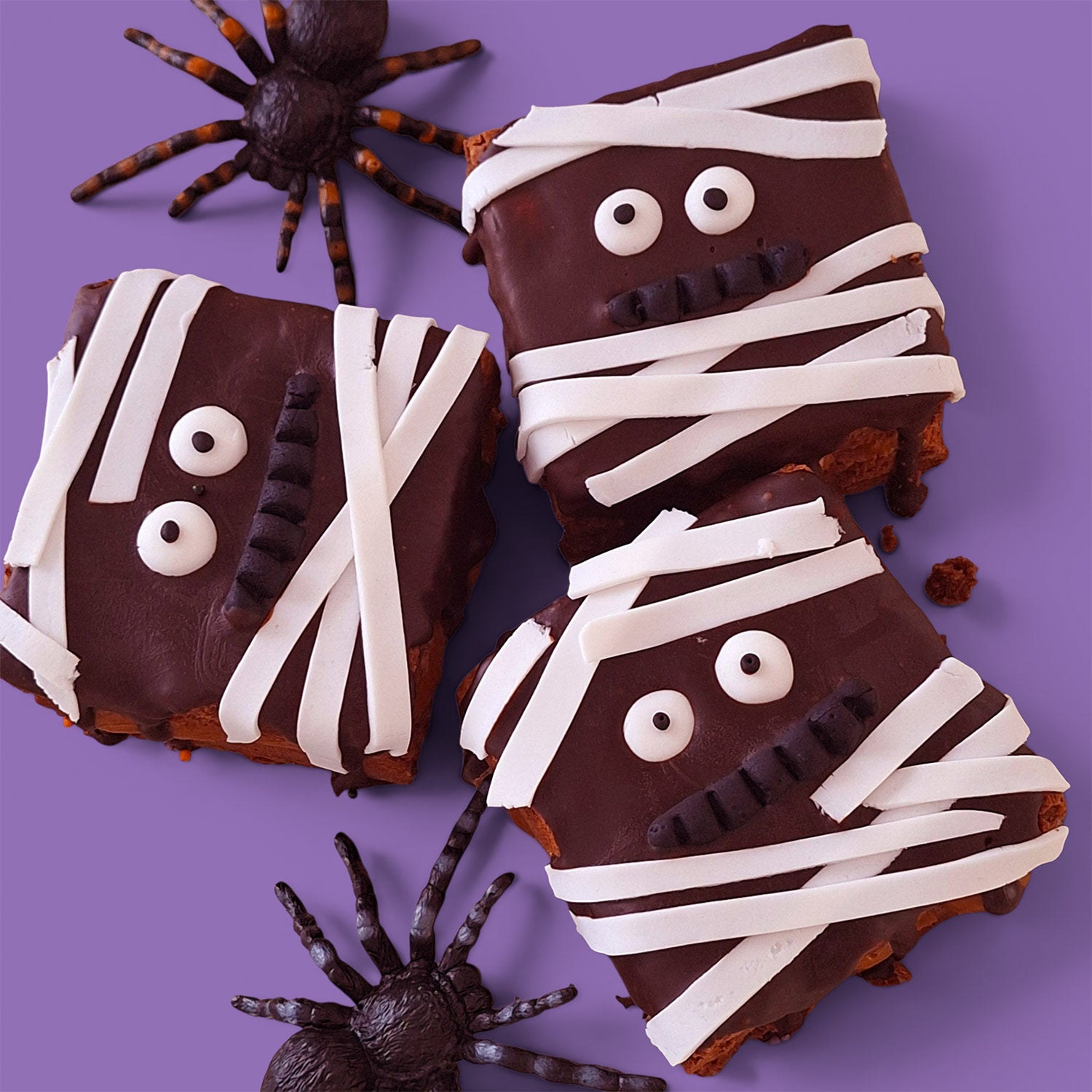MUMMY Gluten Free Loaded Brownie Double Slab & Caramel or Nutella - Mini, Medium & XL Size