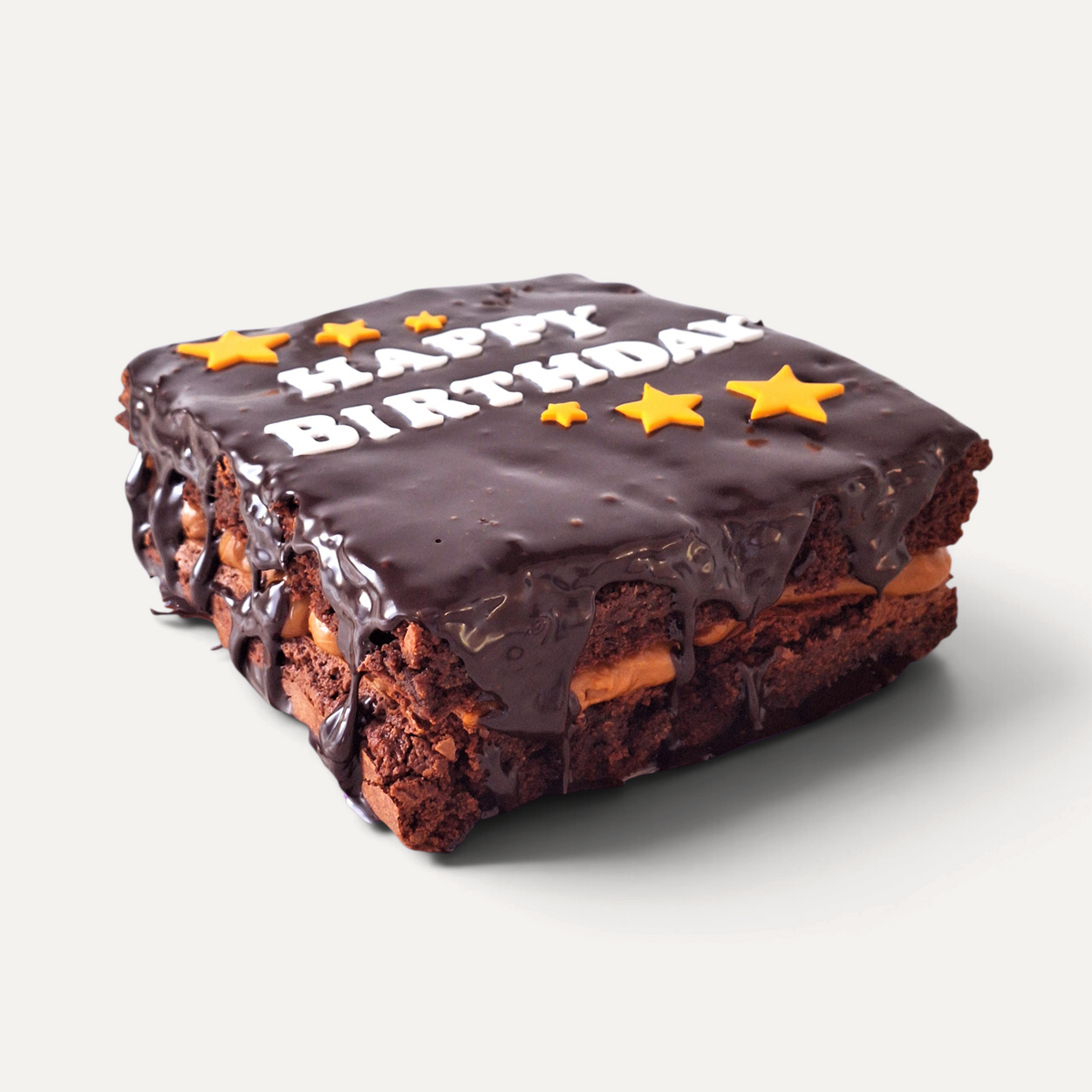 Custom Message Birthday Brownies - (Sizes Available)
