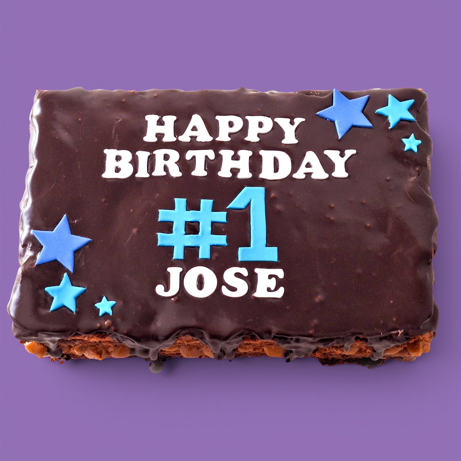 Custom Gluten Free Loaded Brownie Slab & Caramel or Nutella - XL Size (1920gr, Handmade in Brisbane)
