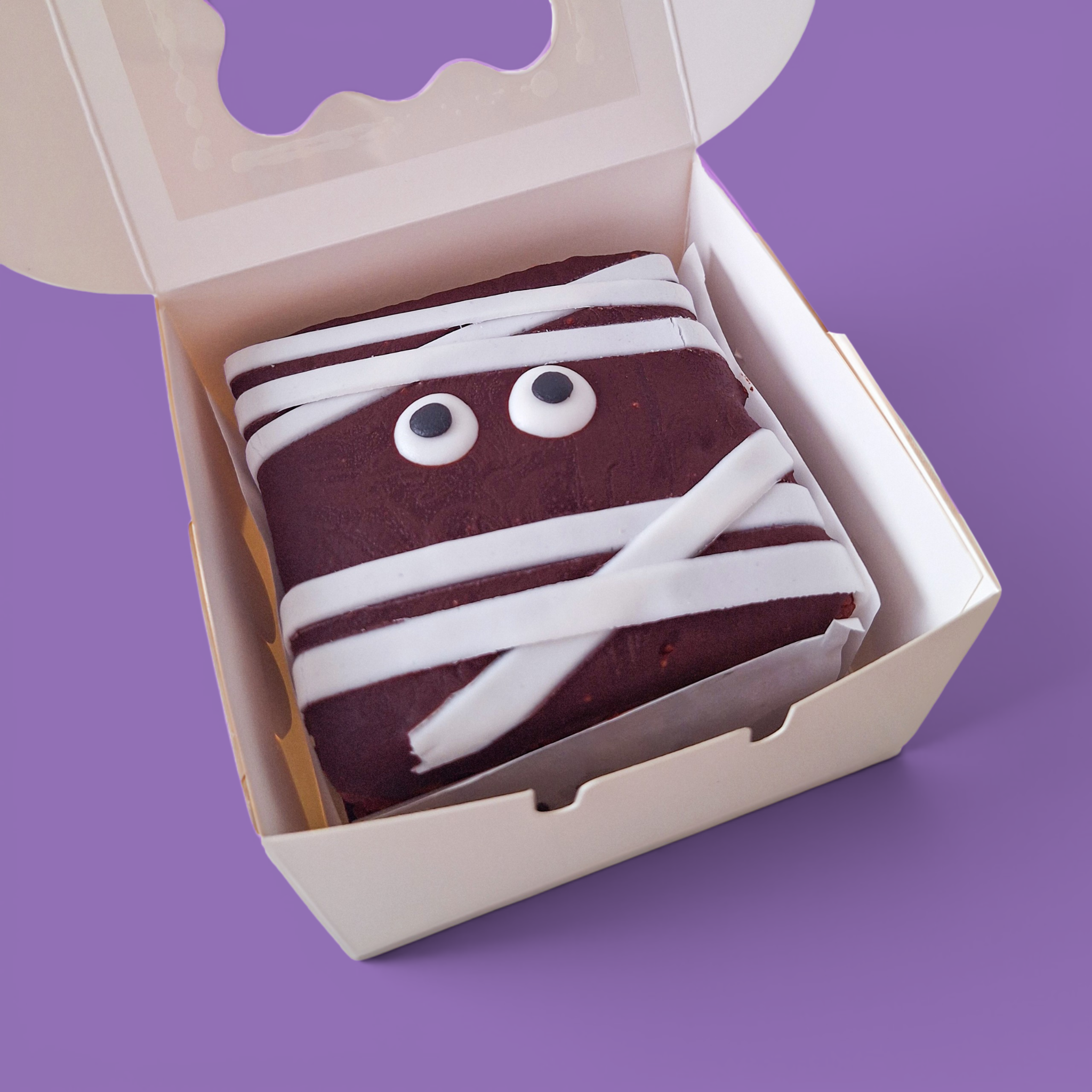 MUMMY Gluten Free Loaded Brownie Double Slab & Caramel or Nutella - Mini, Medium & XL Size (Handmade in Brisbane)
