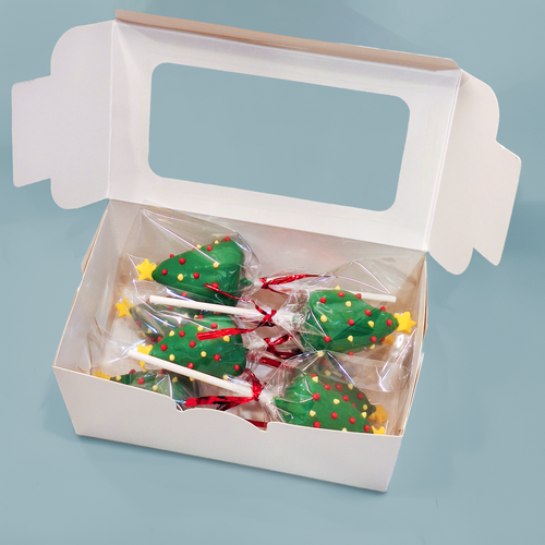 Christmas Tree Cake Pops