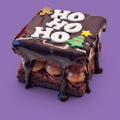 Ho Ho Ho Christmas Gluten Free Loaded Brownie Slab & Caramel or Nutella