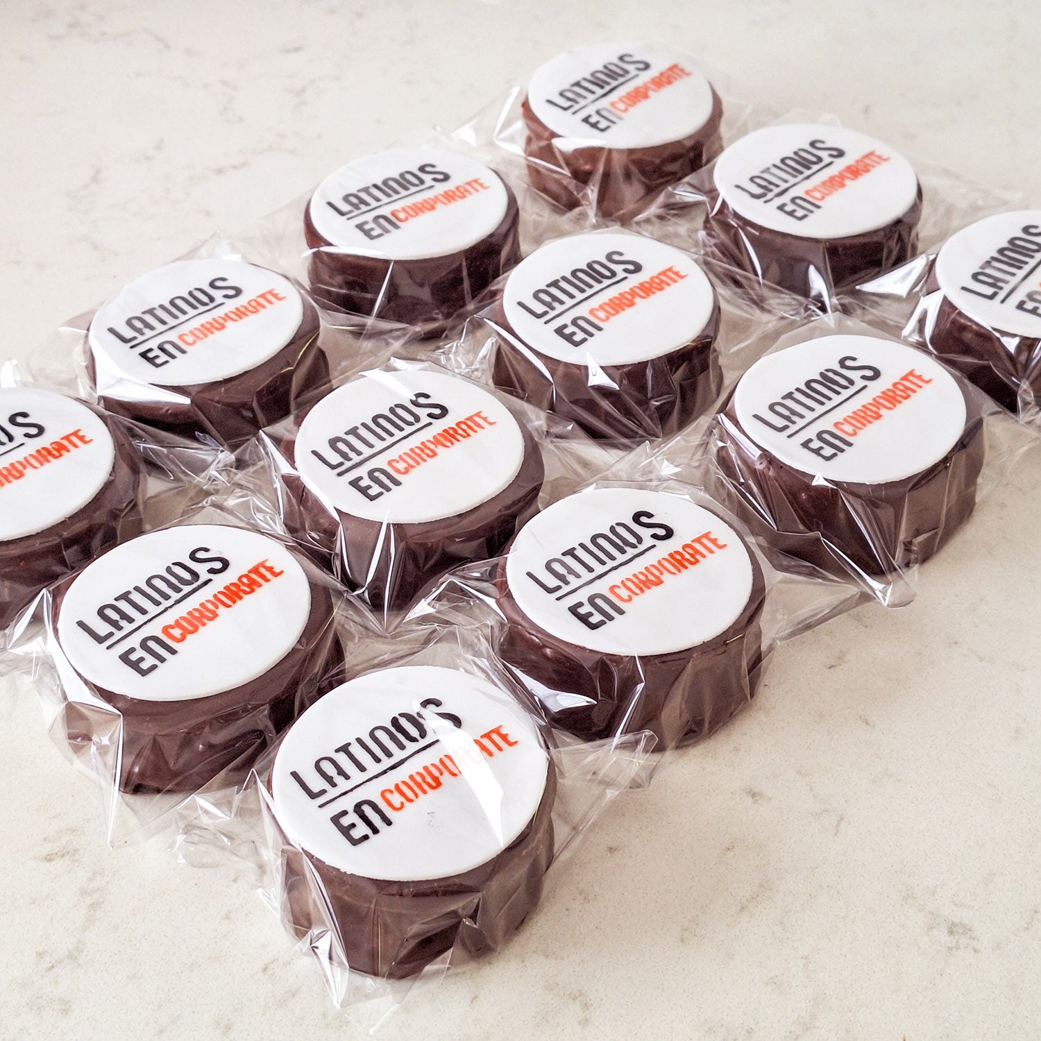 Corporate Customised Shortbread Cookie Sandwich