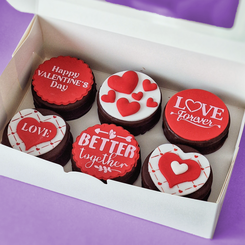 Special Second Edition VALENTINE'S DAY Box of 6 Gluten-Free Artisan Alfajores