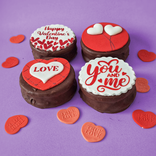 Special Edition VALENTINE'S DAY Box of 4 Gluten-Free Artisan Alfajores