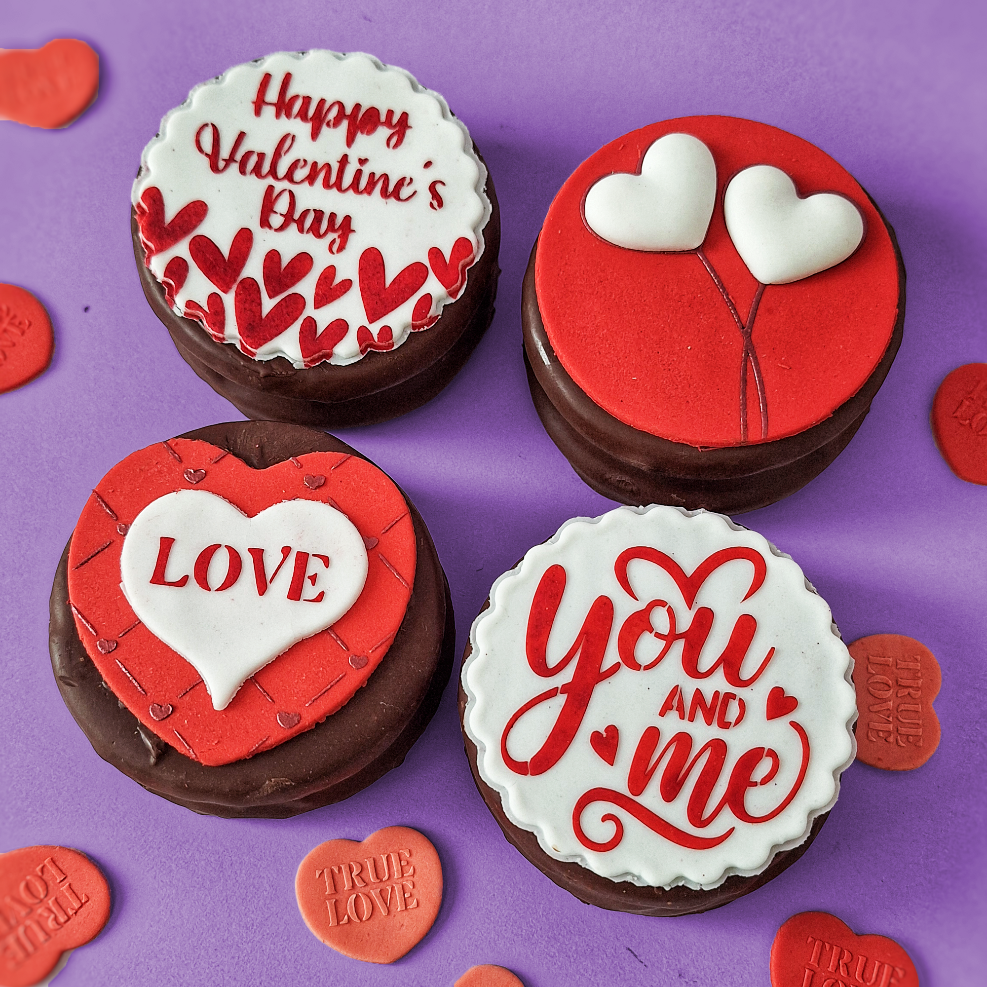 Special Edition VALENTINE'S DAY Box of 4 Gluten-Free Artisan Alfajores