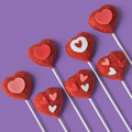 Heart Shaped Cake Pops - Handmade in Brisbane