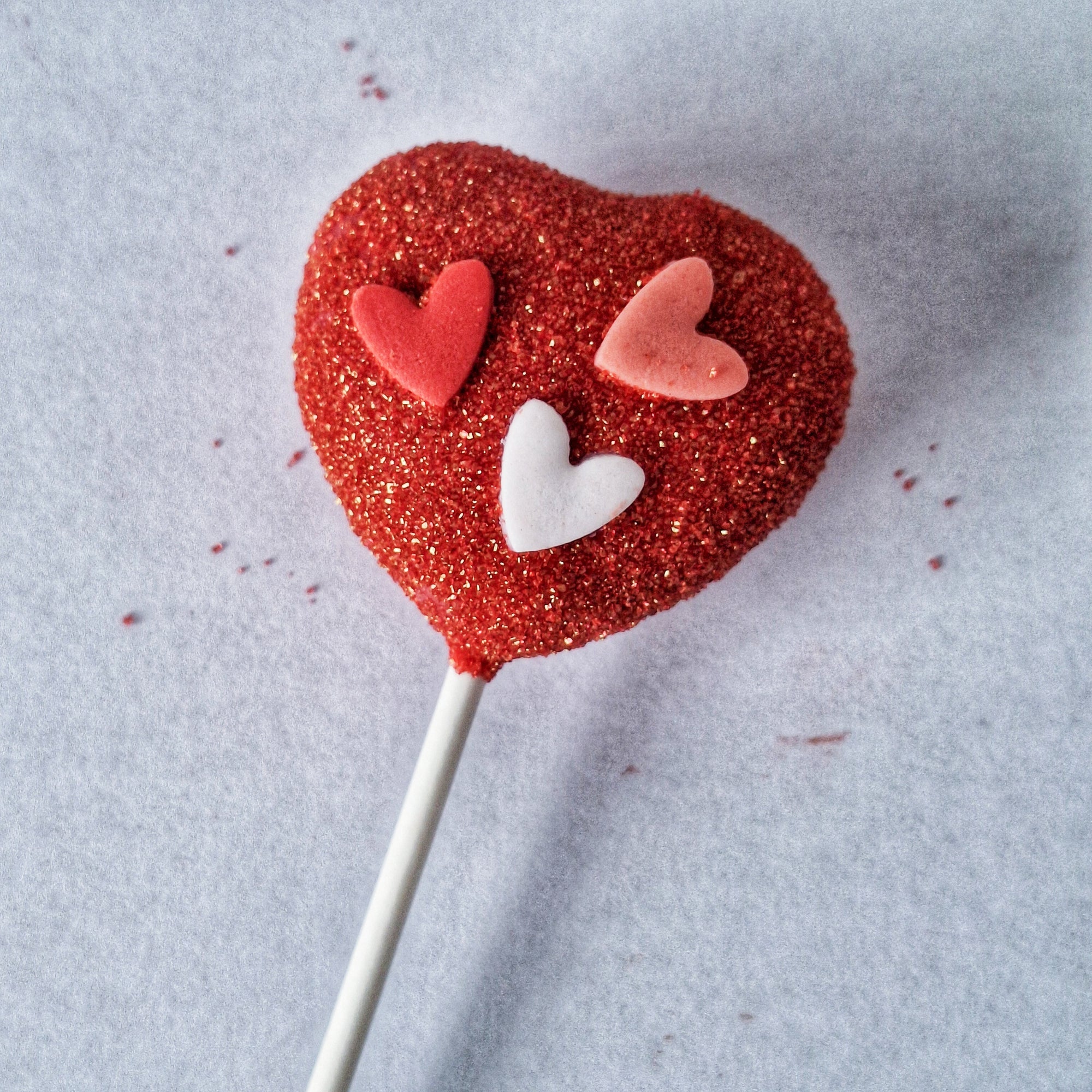 Heart Shaped Gluten Free Cake Pops - Handmade in Brisbane