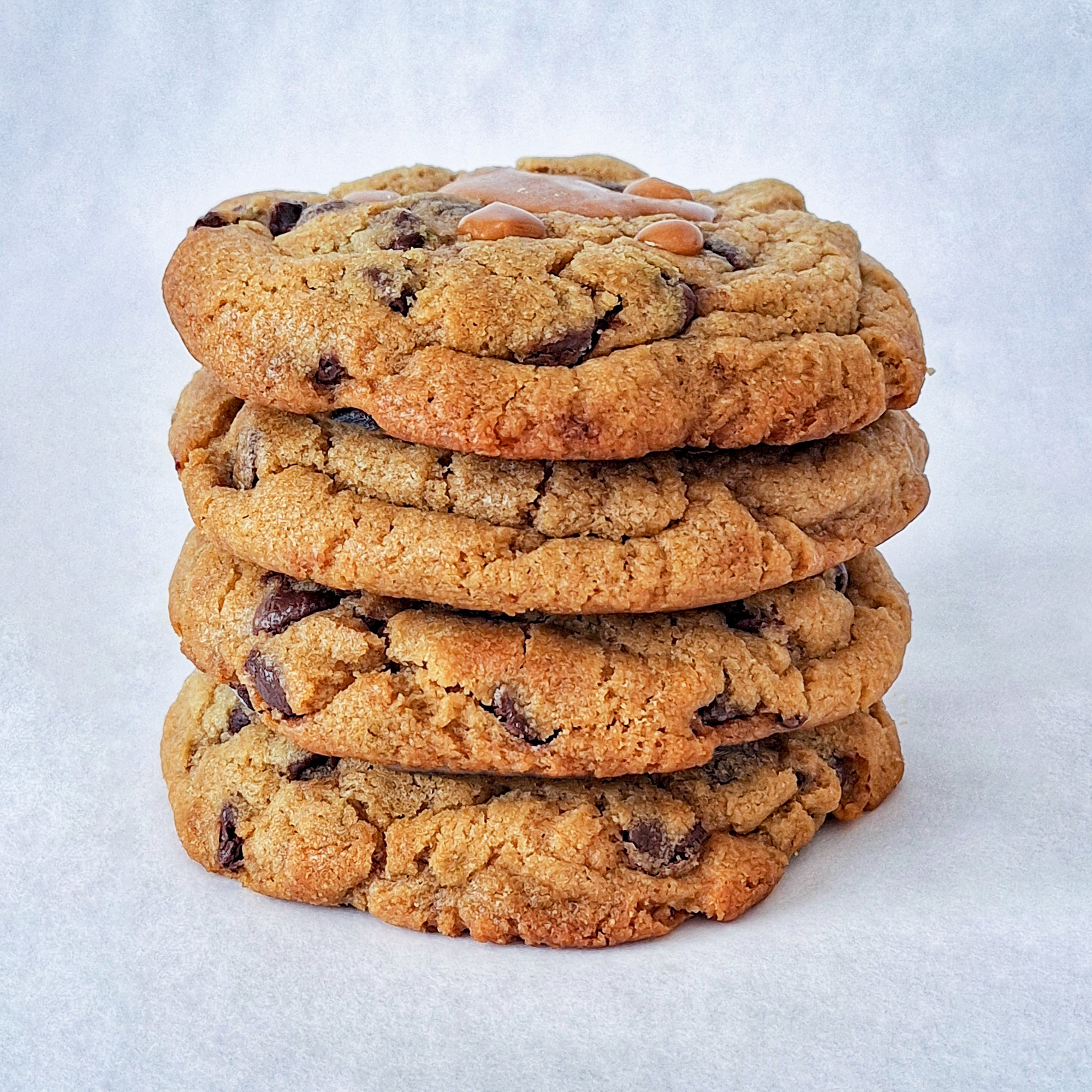 NY Style Toffee and Caramel Chocolate Chip Chunky Cookie (150g Each)