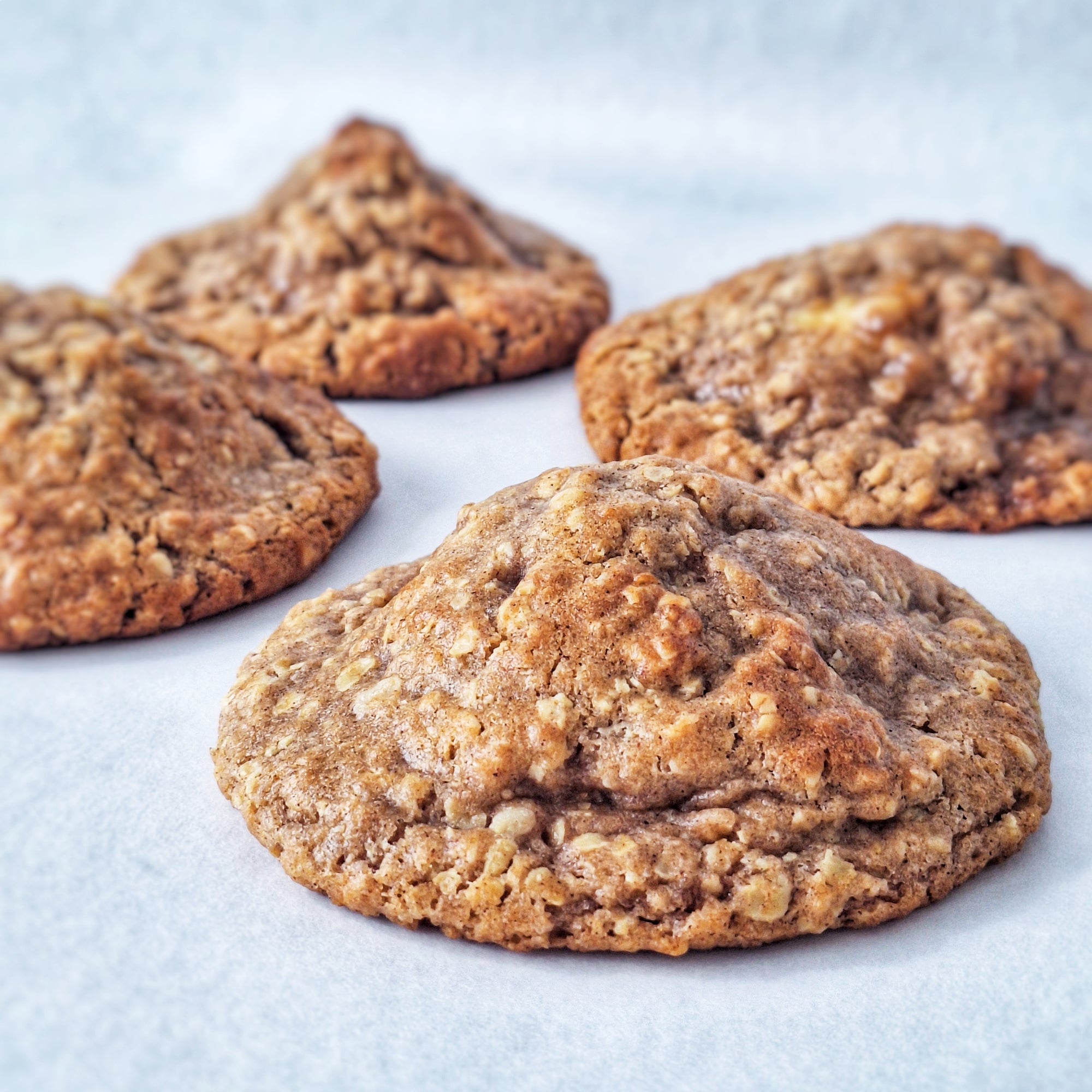 NY Style Caramel Cinnamon Apple Custard Oat Chunky Cookie Pie (150g Each)