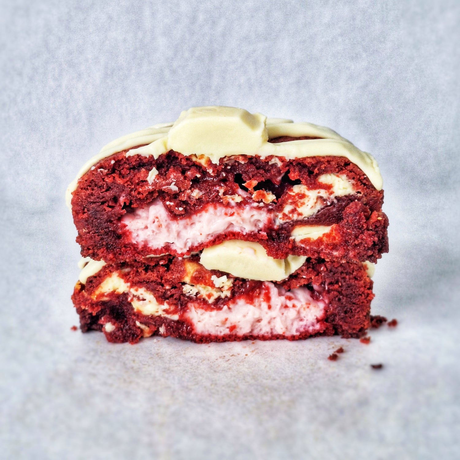 NYS Chunky Red Velvet White Chocolate Chips and Raspberries Cream Cheese Cookie (150g Each)