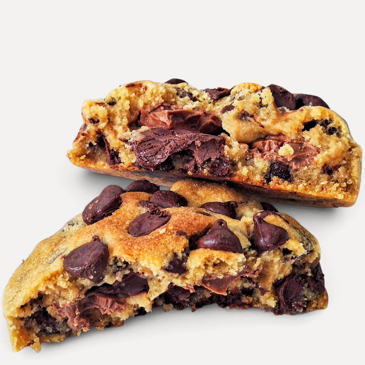 Box of 6 NYS Classic Chunky Chocolate Chip, Dark & Milk Chocolate Centre Cookie (150g each)