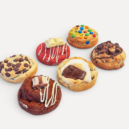 Box of 6 Mix & Match NYS Chunky Cookies (150g Each)