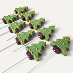Handcrafted Christmas Tree Cake Pops