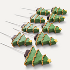 Handcrafted Christmas Tree Cake Pops