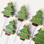Handcrafted Christmas Tree Cake Pops