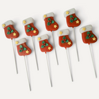 Handcrafted Christmas Santa Stocking Cake Pops