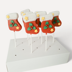Handcrafted Christmas Santa Stocking Cake Pops