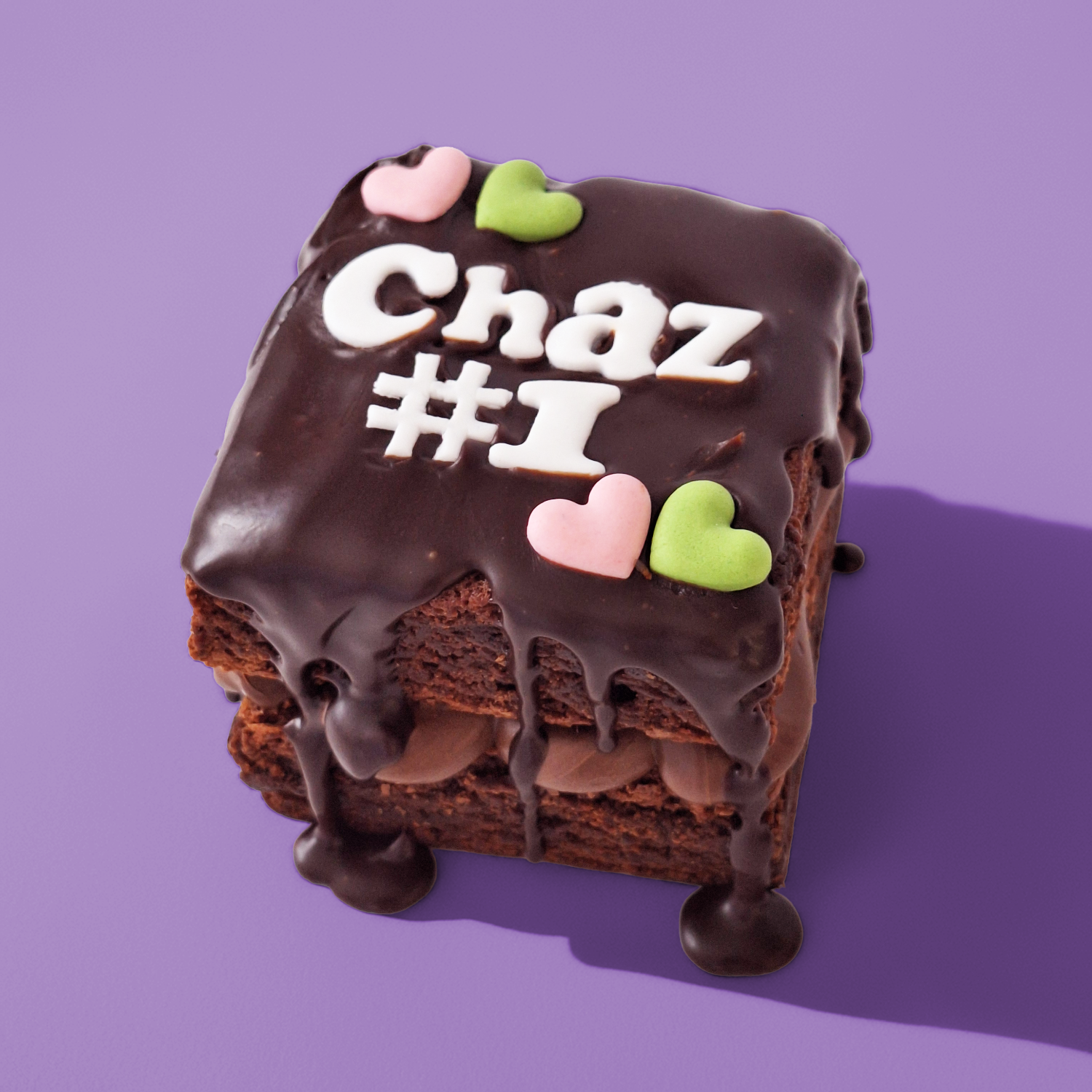 Birthday Nutella Mini Brownie Cake