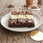 Brownies on a table 