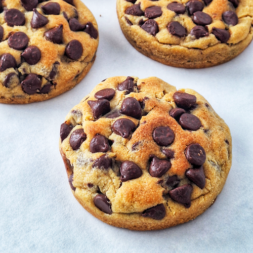 Chocolate Chip, Dark & Milk Chocolate Centre Cookie