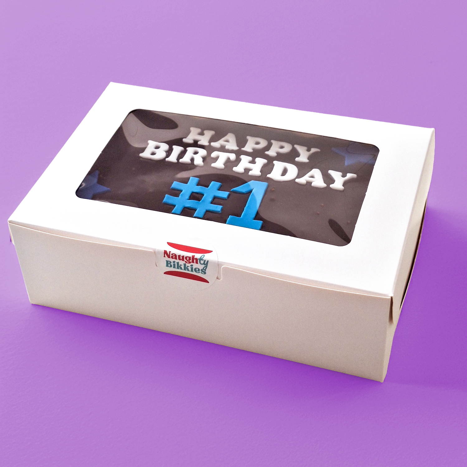 Happy Birthday XL Brownie Cake in Box
