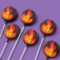 Hot wheels Fire Cake pop - Handmade in Brisbane