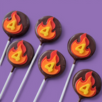 Hot wheels Fire Cake pop - Handmade in Brisbane