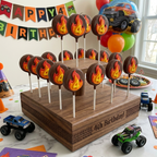 Hot wheels cake pops for kid party