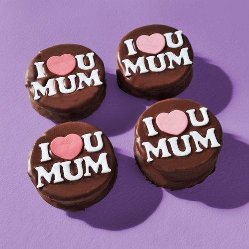 I love u Mum 4 Biscuits