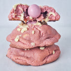 Inside View Pink Velvet and Strawberry