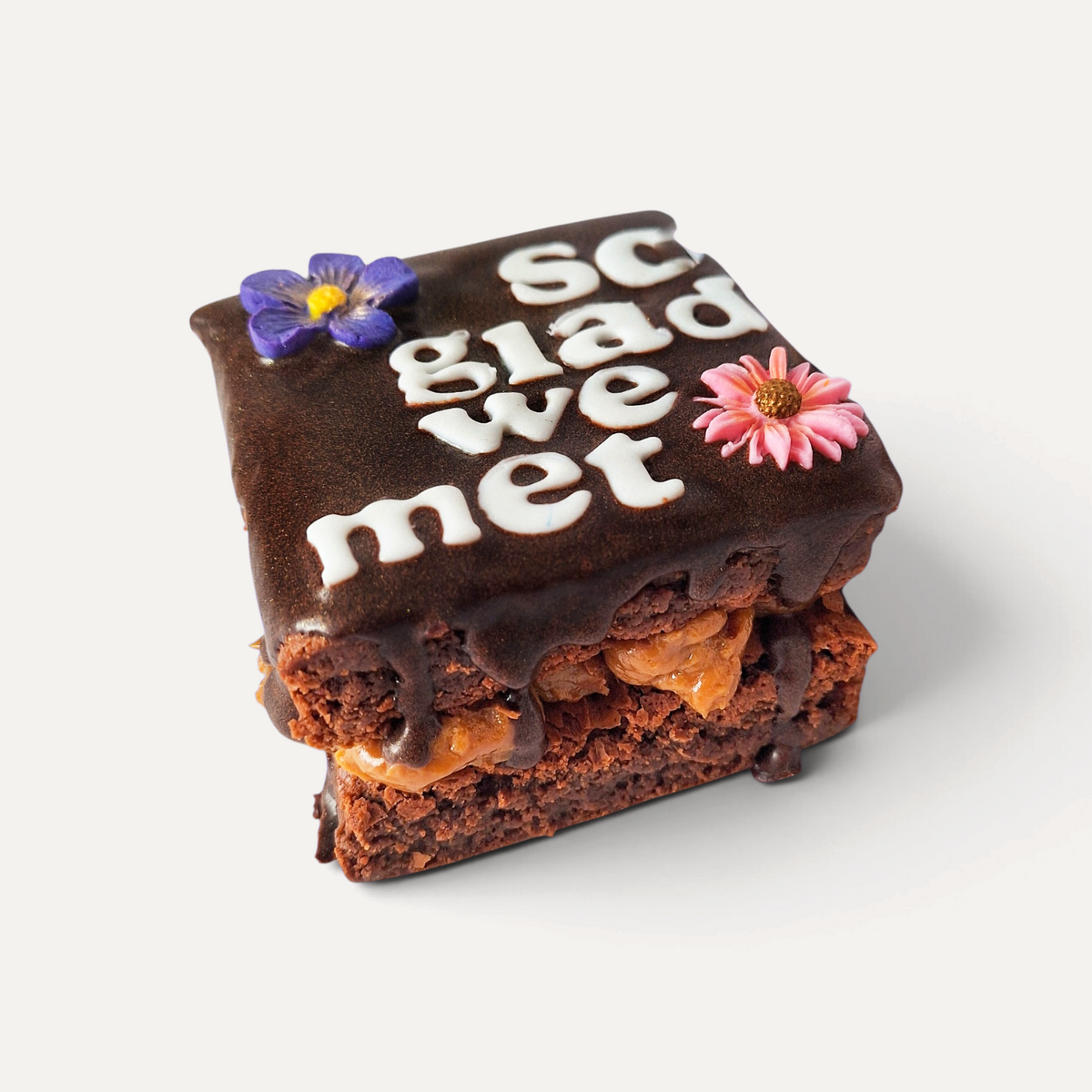 Custom Message Brownies - (Sizes Available)