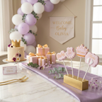Set Baby Shower Celebration Cake Pops