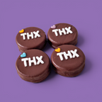 Custom Chocolate Shortbread Sandwich Biscuit - 4 Pack (108g Each, Handmade in Brisbane)