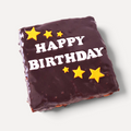 Medium Custom Message Birthday Brownies- Nutella or Caramel